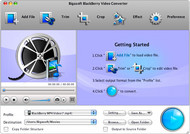 Bigasoft BlackBerry Video Converter for Mac screenshot